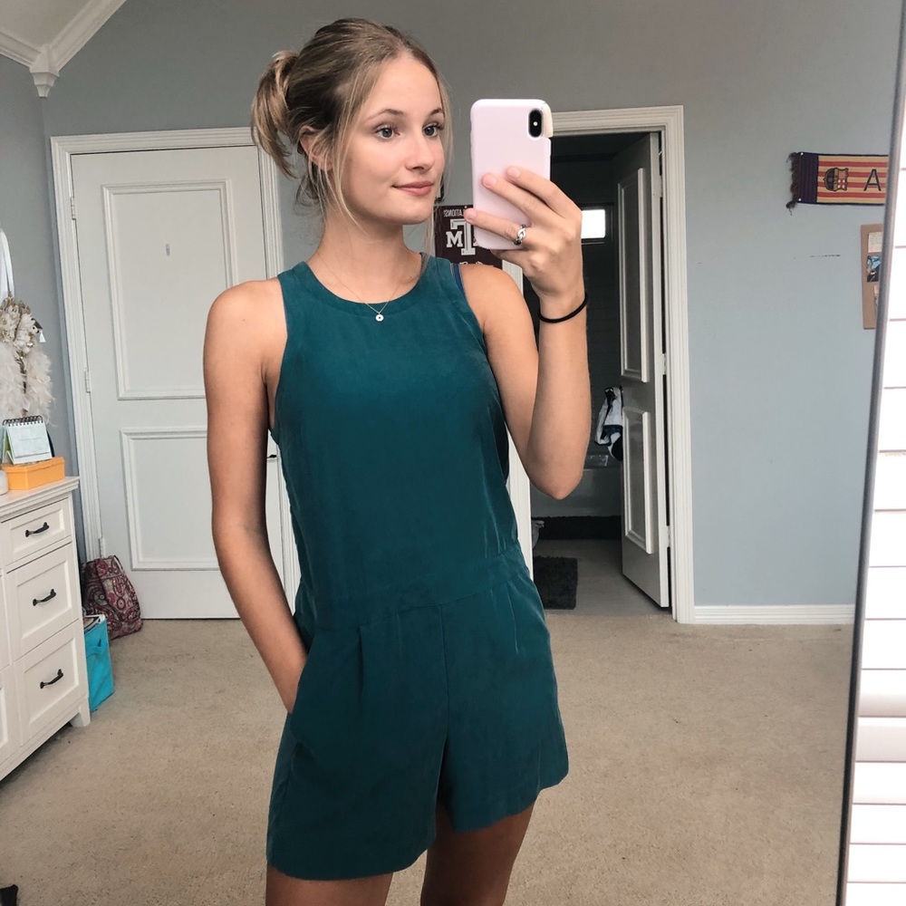 Lou and Grey Teal Romper